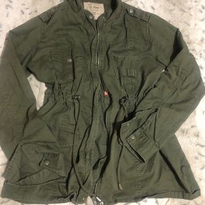Army green jacket